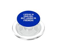 Io ridere in francese! Divertente Francia Vacanza PopSockets PopGrip per MagSafe