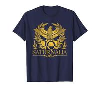 IO Saturnalia Maglietta, Uomo, Navy, L