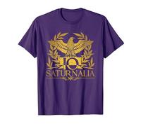 IO Saturnalia Maglietta, Uomo, Viola, 3XL