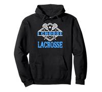Io Scelgo Lacrosse Giocatore Sport Fan Stile Felpa con Cappuccio
