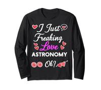 Io Solo Pazzo Amore Astronomia Maglia a Manica