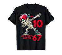 Io Sono 10 Anni 10 ° Compleanno 67 Festa Come Sono 6 7 Ragazzo Bambini Maglietta