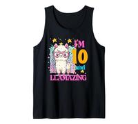 Io sono 10 e Llamazing Compleanno per gli amanti dei lama Canotta