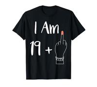 Io Sono 19 più 1 Dito Medio per Un ventesimo Donne 20 Anni Maglietta