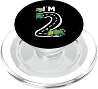 Io sono 2 Due anni camion della spazzatura 2 ° compleanno ragazzo bambini PopSockets PopGrip per MagSafe