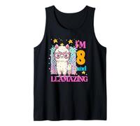 Io sono 8 e Llamazing Compleanno per gli amanti dei lama 8 anni Canotta