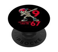 Io sono 9 Anni 9 ° compleanno 67 Festa come sono 6 7 Ragazzo Bambini PopSockets PopGrip Adesivo