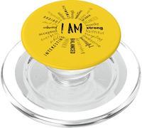 "Io sono" Affermazioni Chakra del plesso solare PopSockets PopGrip per MagSafe