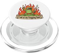 Io sono al mio limite Frogging Divertente Sopraffatto Frustrazione Rana PopSockets PopGrip per MagSafe