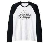 Io Sono Arte Non Posso Piacere a chiunque Frase Ironica Maglia con Maniche Raglan