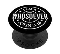 Io sono chiunque Dio cristiano uomini donne cristiani PopSockets PopGrip Adesivo
