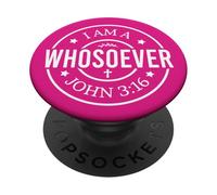 Io sono chiunque Dio cristiano uomini donne cristiani PopSockets PopGrip Adesivo