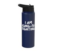 IO SONO COMBATTO KUNG-FU Stainless Steel Insulated Water Bottle
