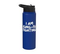 IO SONO COMBATTO KUNG-FU Stainless Steel Insulated Water Bottle