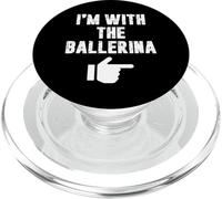 Io sono con il costume di Halloween Ballerina Fun Easy PopSockets PopGrip per MagSafe
