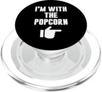 Io sono con il costume di Halloween Popcorn Fun Easy Playful PopSockets PopGrip per MagSafe