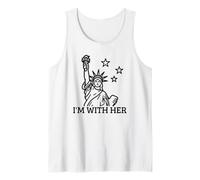 Io Sono con la Sua Statua della libertà Canotta