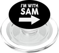 Io sono con nome della maglietta SAM PopSockets PopGrip per MagSafe