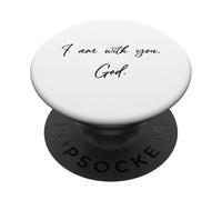 Io sono con te - Dio - Gesù Cristo ti ama PopSockets PopGrip Adesivo