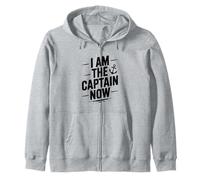 Io Sono Il Capitano Ora Divertente Umorismo Nautico Felpa con Cappuccio