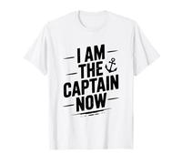 Io Sono Il Capitano Ora Divertente Umorismo Nautico Maglietta