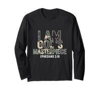 Io Sono Il Capolavoro di Dio Christian Efesini 2:20 Maglia a Manica