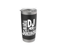 Io sono il DJ non un jukebox Bicchiere termico in acciaio inox doppia parete