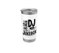 Io sono il DJ non un jukebox Bicchiere termico in acciaio inox doppia parete