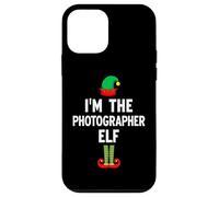 Io sono il fotografo Elfo Natale Corrispondenza Famiglia Gruppo Custodia per iPhone 12 mini