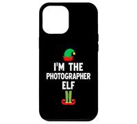 Io sono il fotografo Elfo Natale Corrispondenza Famiglia Gruppo Custodia per iPhone 12 Pro Max