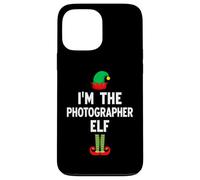 Io sono il fotografo Elfo Natale Corrispondenza Famiglia Gruppo Custodia per iPhone 13 Pro Max