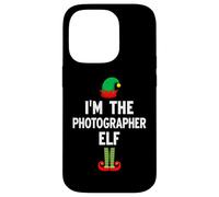 Io sono il fotografo Elfo Natale Corrispondenza Famiglia Gruppo Custodia per iPhone 14 Pro