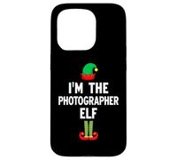 Io sono il fotografo Elfo Natale Corrispondenza Famiglia Gruppo Custodia per iPhone 15 Pro