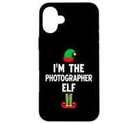 Io sono il fotografo Elfo Natale Corrispondenza Famiglia Gruppo Custodia per iPhone 16 Plus