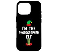 Io sono il fotografo Elfo Natale Corrispondenza Famiglia Gruppo Custodia per iPhone 16 Pro