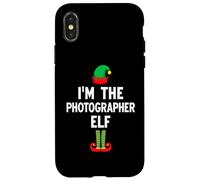 Io sono il fotografo Elfo Natale Corrispondenza Famiglia Gruppo Custodia per iPhone X/XS