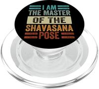 Io Sono Il Maestro Della Posa Shavasana - Yoga Divertente PopSockets PopGrip per MagSafe