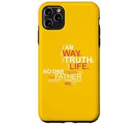 Io sono il modo in cui la verità e la vita John 14 6 Custodia per iPhone 11 Pro Max