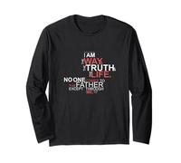 Io Sono Il Modo in Cui la verità e la Vita John 14 6 Maglia a Manica