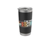 Io sono il tuo detective Retro True Crime Investigator Detective Bicchiere termico in acciaio inox doppia parete