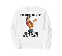 Io Sono in Fitness Torta nella mia Bocca, Ringraziamento Ragazza Meme Felpa