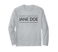 Io Sono Jane Doe Supporto Maglia a Manica
