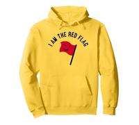 Io sono la bandiera rossa Felpa con Cappuccio