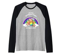 Io Sono la Pecora Arcobaleno della Famiglia LGBT - Maglia con Maniche Raglan