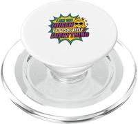 Io sono la regina di assolutamente tutto divertente cartone animato popart PopSockets PopGrip per MagSafe