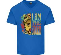 Io Sono La Tempesta Maglietta In Cotone A V Per Uomo Black Lives Matter