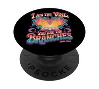 Io sono la vite tu sei i rami PopSockets PopGrip Adesivo