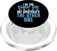Io sono l'intelligente Mio fratello è l'altro fratello PopSockets PopGrip per MagSafe