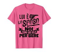 Io Sono Lo Sposo - Divertente Addio al Celibato Set 3/3 Maglietta, Uomo, Rosa mélange, 3XL