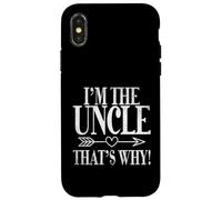 Io sono lo zio Ecco perché! Zio Custodia per iPhone X/XS